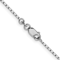 Sterling Silver 1.25mm Mirror Box ChainQPE24