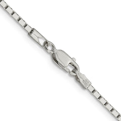 Sterling Silver 1.5mm Mirror Box ChainQPE25