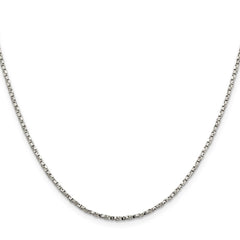 Sterling Silver 1.75mm Twisted Box ChainQPE27