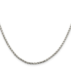 Sterling Silver 2.25mm Twisted Box ChainQPE28