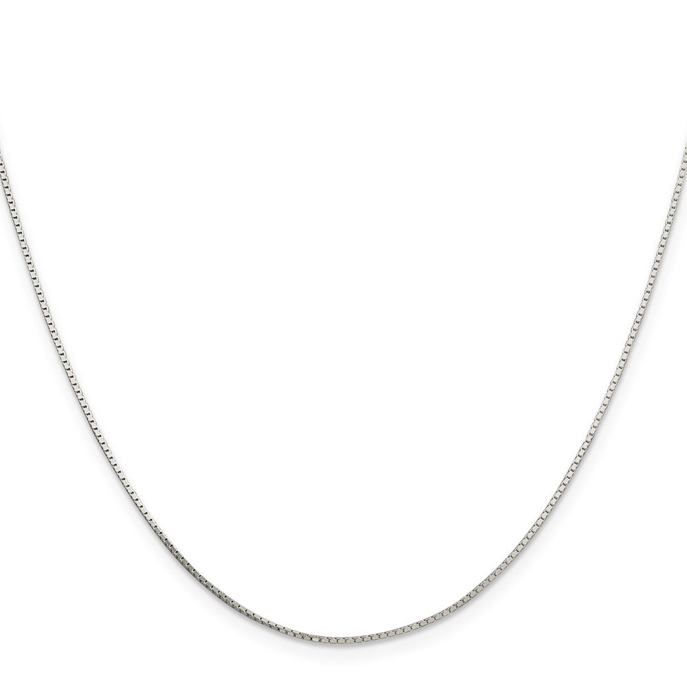 Sterling Silver .7mm Mirror Box ChainQPE34
