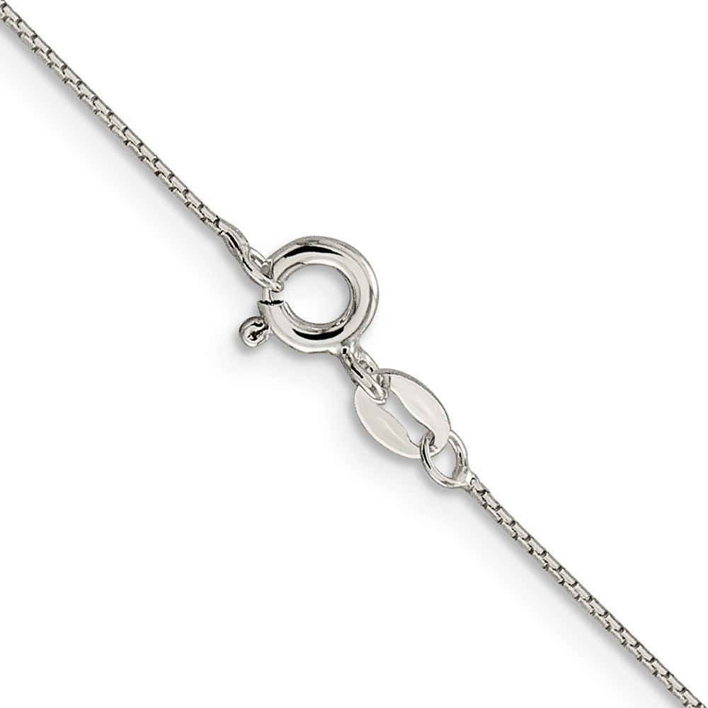 Sterling Silver .6mm 8 Sided Diamond-cut Mirror Box ChainQPE35