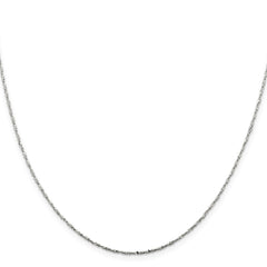 Sterling Silver 1mm Twisted Serpentine ChainQPE38