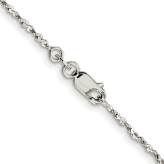Sterling Silver 1.6mm Twisted Serpentine ChainQPE39