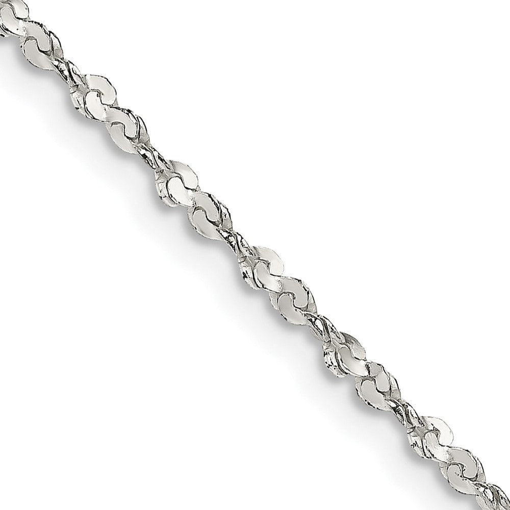 Sterling Silver 1.8mm Twisted Serpentine ChainQPE40