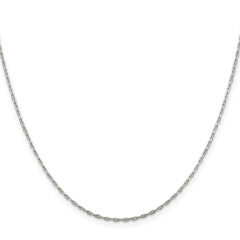 Sterling Silver 1.4mm Flat Oval Cable ChainQPE44