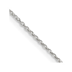 Sterling Silver 1.30mm Forzantine Cable ChainQPE46
