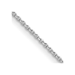 Sterling Silver Rhodium-plated 1.25mm Diamond-cut Forzantine Cable ChainQPE47R