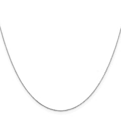Sterling Silver .6mm Oval Box ChainQPE49