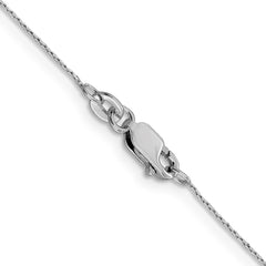 Sterling Silver .6mm Oval Box ChainQPE49