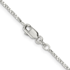 Sterling Silver 1.35mm Twisted Box ChainQPE52