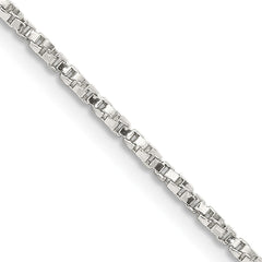 Sterling Silver 1.35mm Twisted Box ChainQPE52