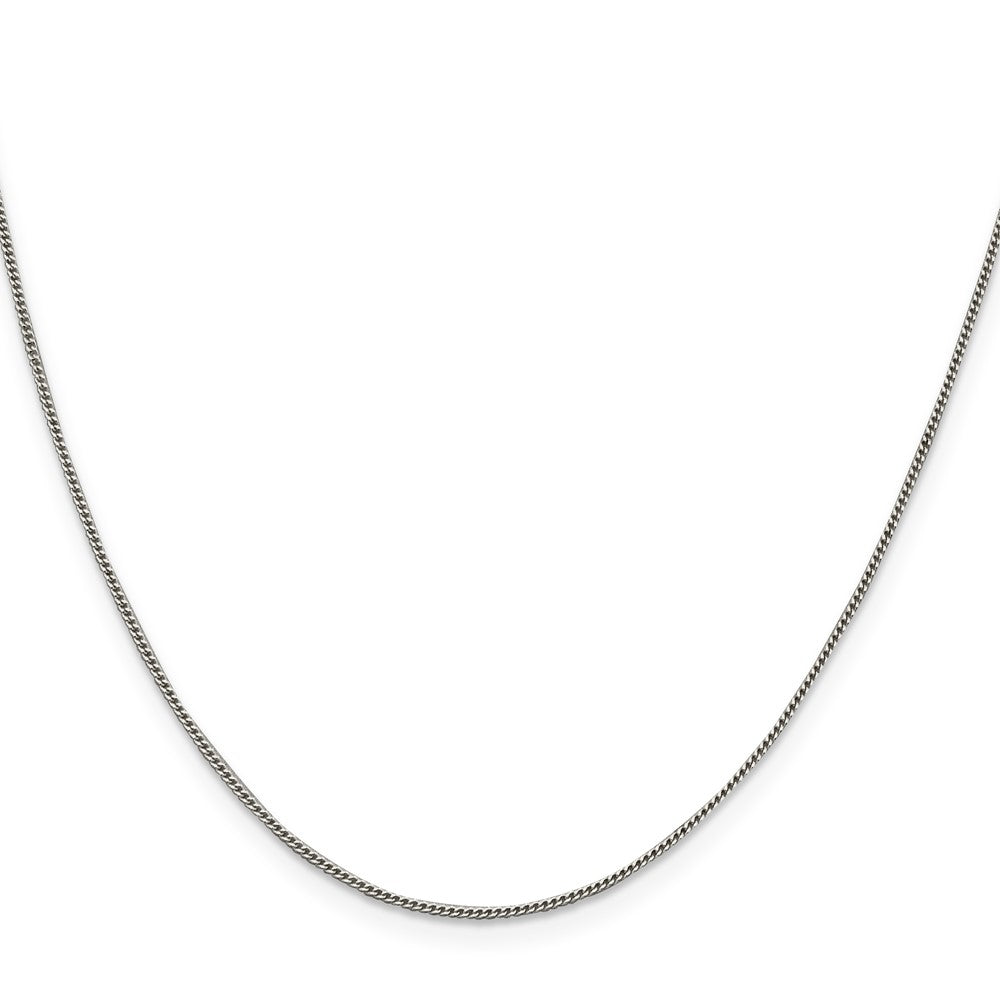 Sterling Silver 1mm Curb ChainQPE56