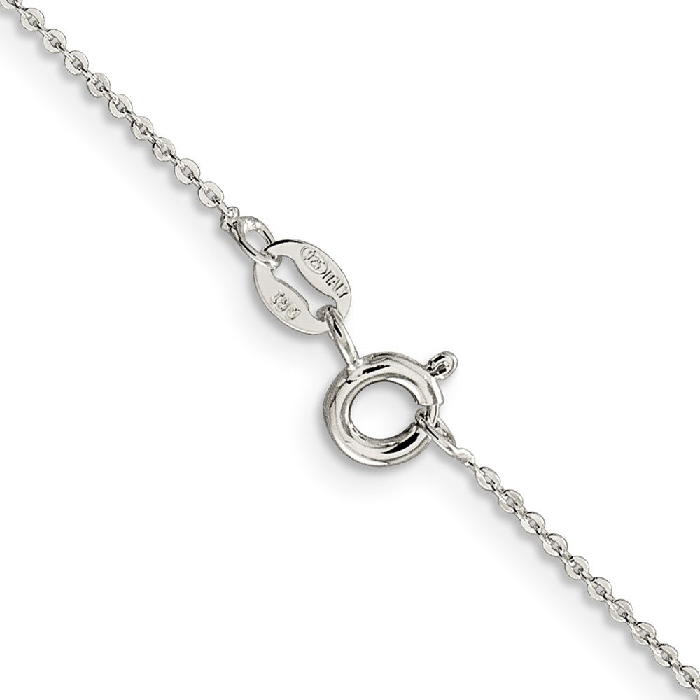 Sterling Silver 1.15mm Flat Cable ChainQPE62