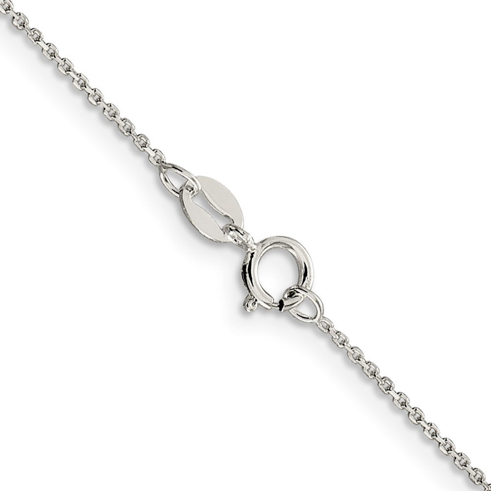 Sterling Silver 1mm 8 Sided D/C Cable ChainQPE64