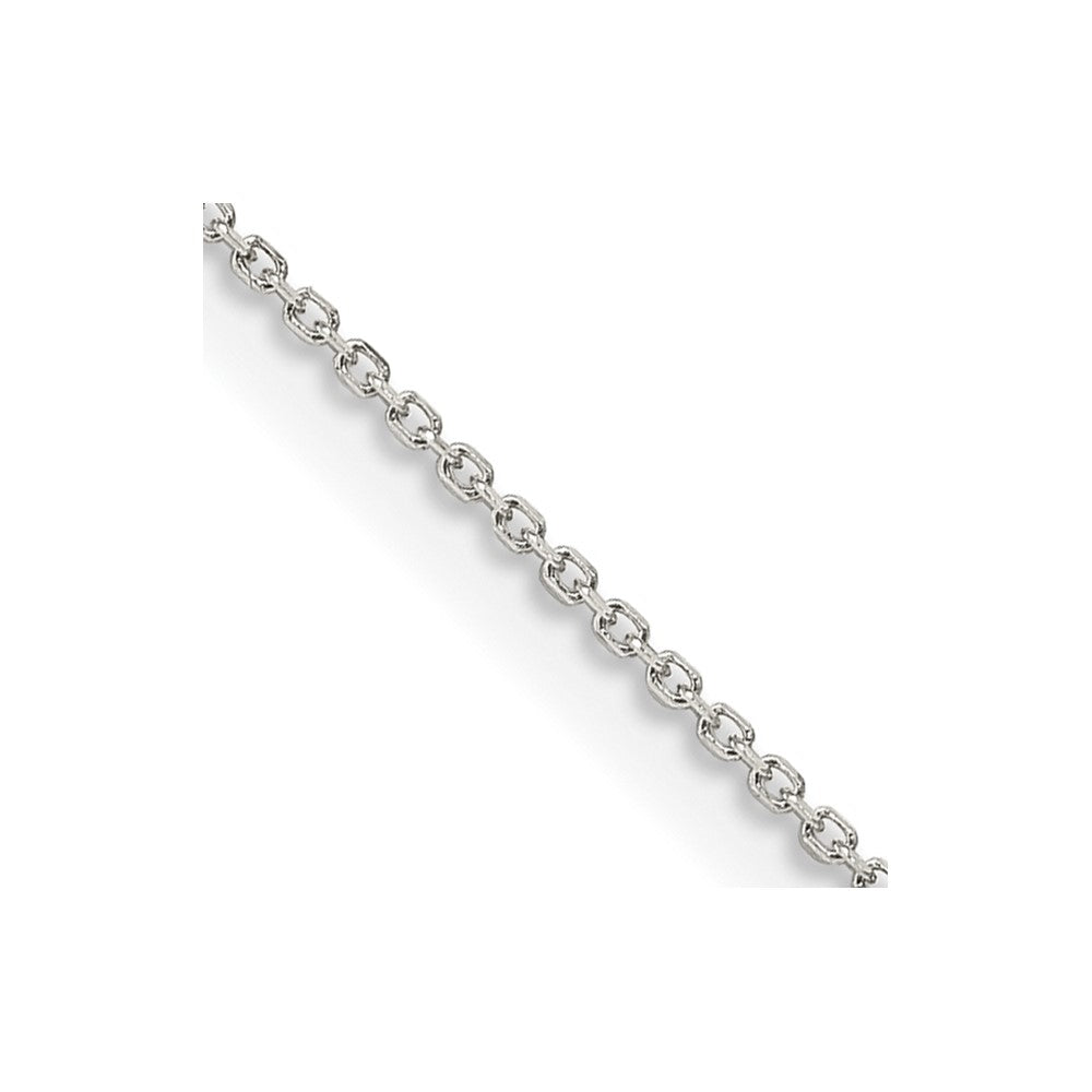 Sterling Silver 1mm 8 Sided D/C Cable ChainQPE64