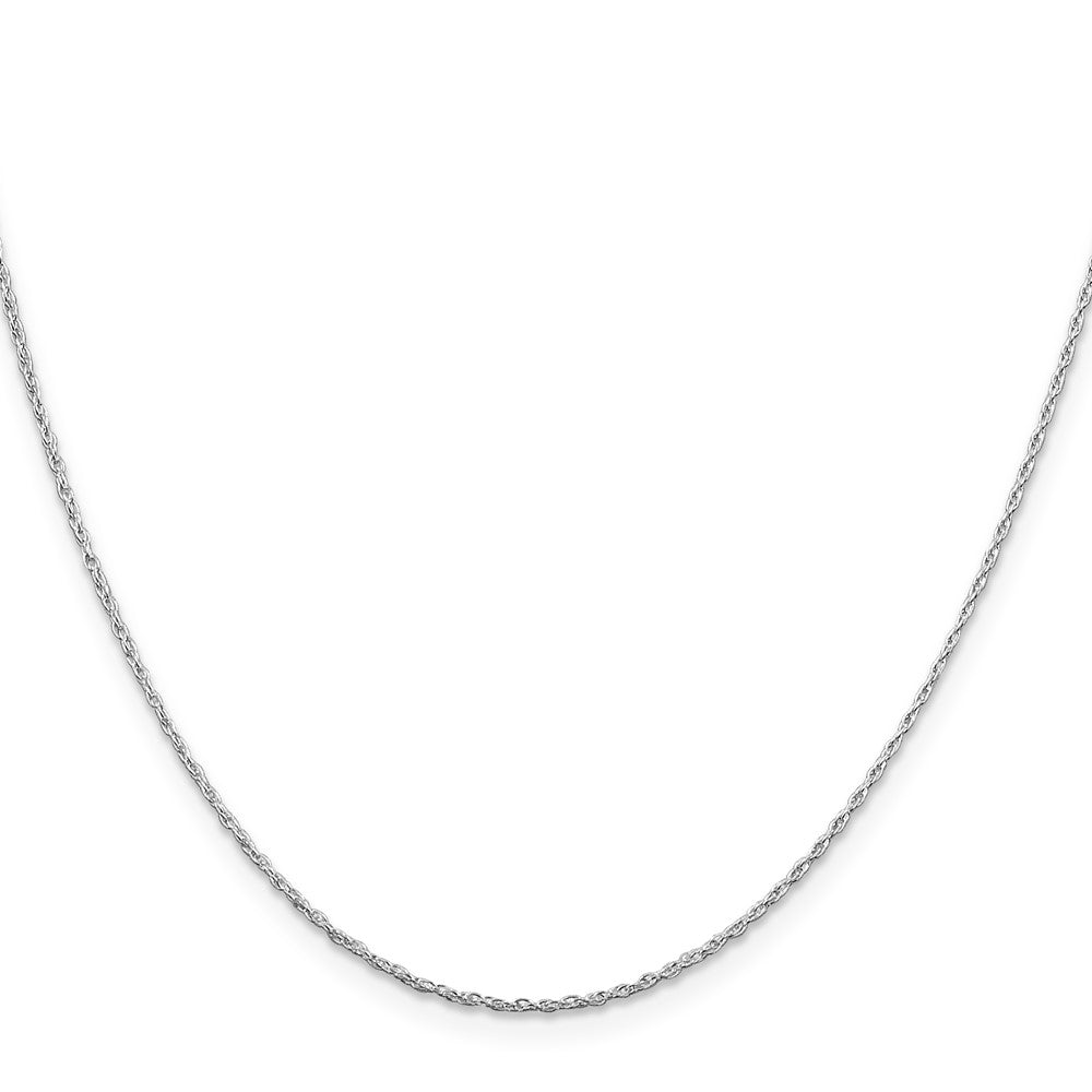 Sterling Silver Rhodium-plated 1.25mm Loose Rope ChainQPE65R