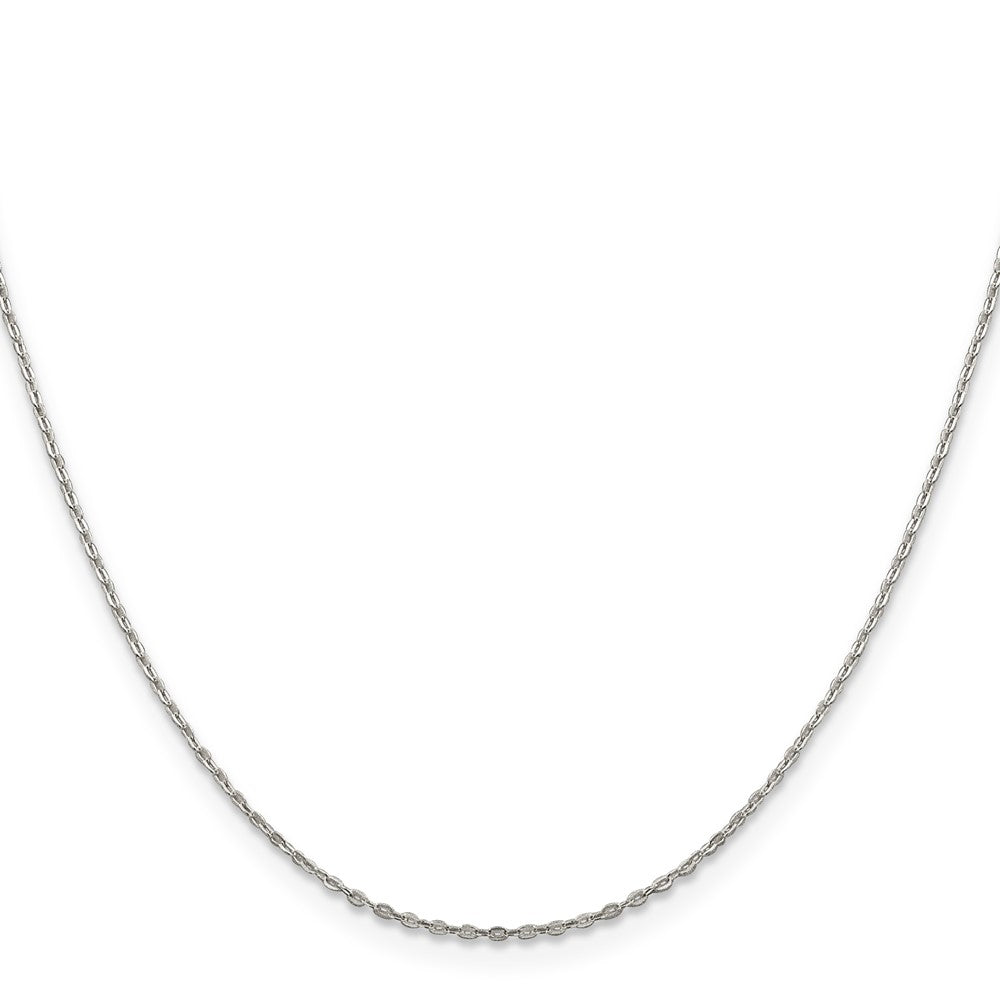 Sterling Silver .5mm Flat Link Cable ChainQPE75