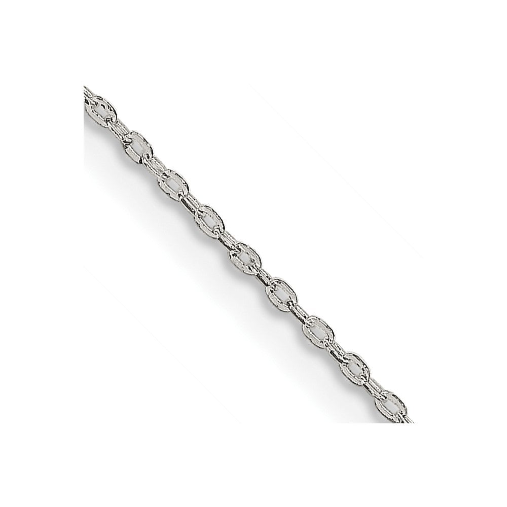Sterling Silver .5mm Flat Link Cable ChainQPE75