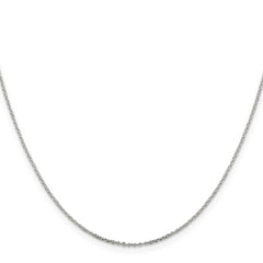 Sterling Silver .95mm Diamond-cut Forzantine Cable ChainQPE81