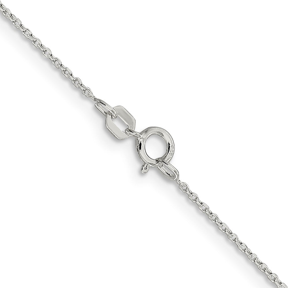 Sterling Silver .95mm Diamond-cut Forzantine Cable ChainQPE81