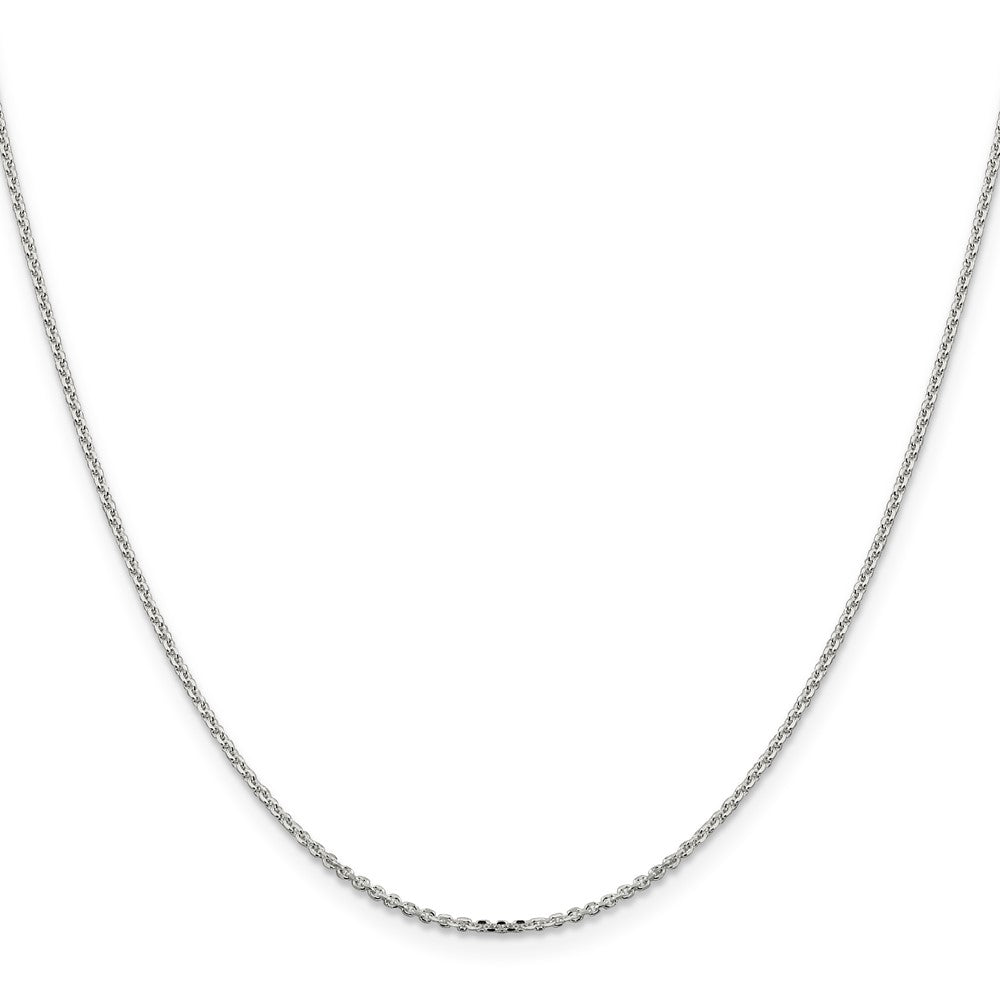 Sterling Silver 1.4mm Diamond-cut Forzantine Cable ChainQPE82