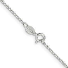 Sterling Silver 1.4mm Diamond-cut Forzantine Cable ChainQPE82