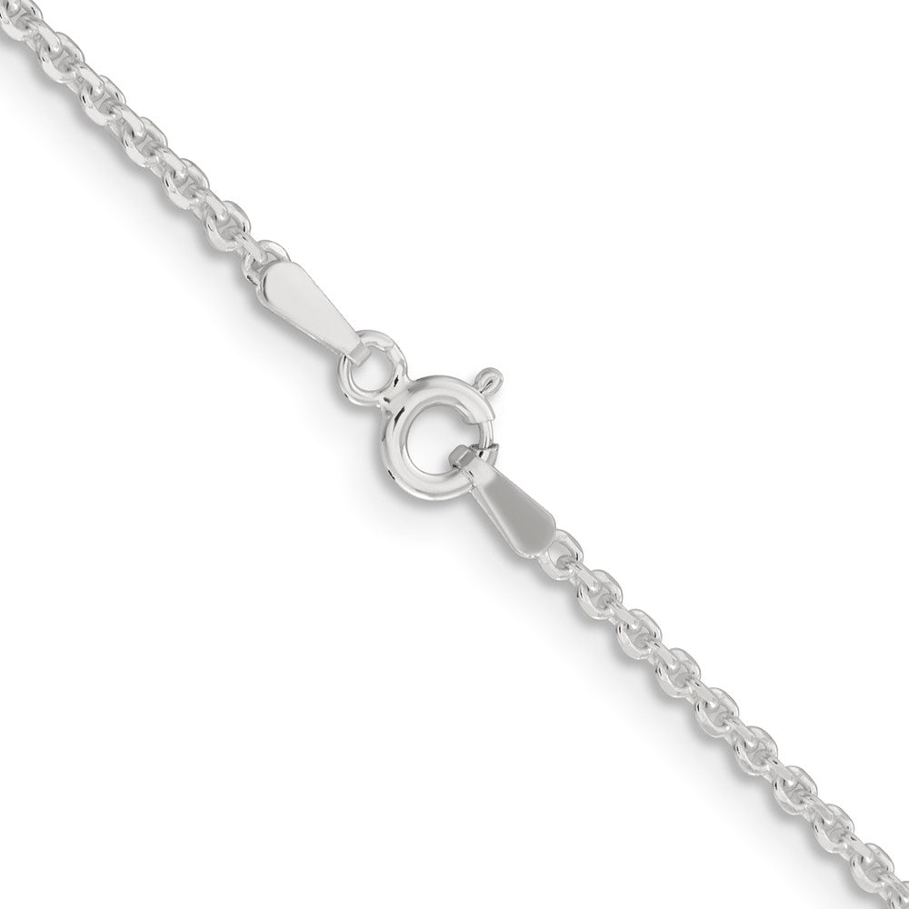 Sterling Silver 1.85mm Diamond-cut Forzantine Cable ChainQPE88