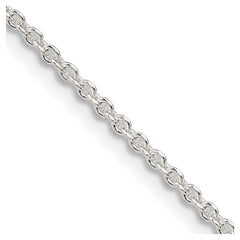 Sterling Silver 1.85mm Diamond-cut Forzantine Cable ChainQPE88