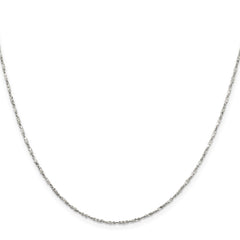 Sterling Silver 1.4mm Twisted Serpentine ChainQPEN6