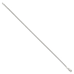 Sterling Silver 1.65mm Twisted Herringbone Chain QPH5-8