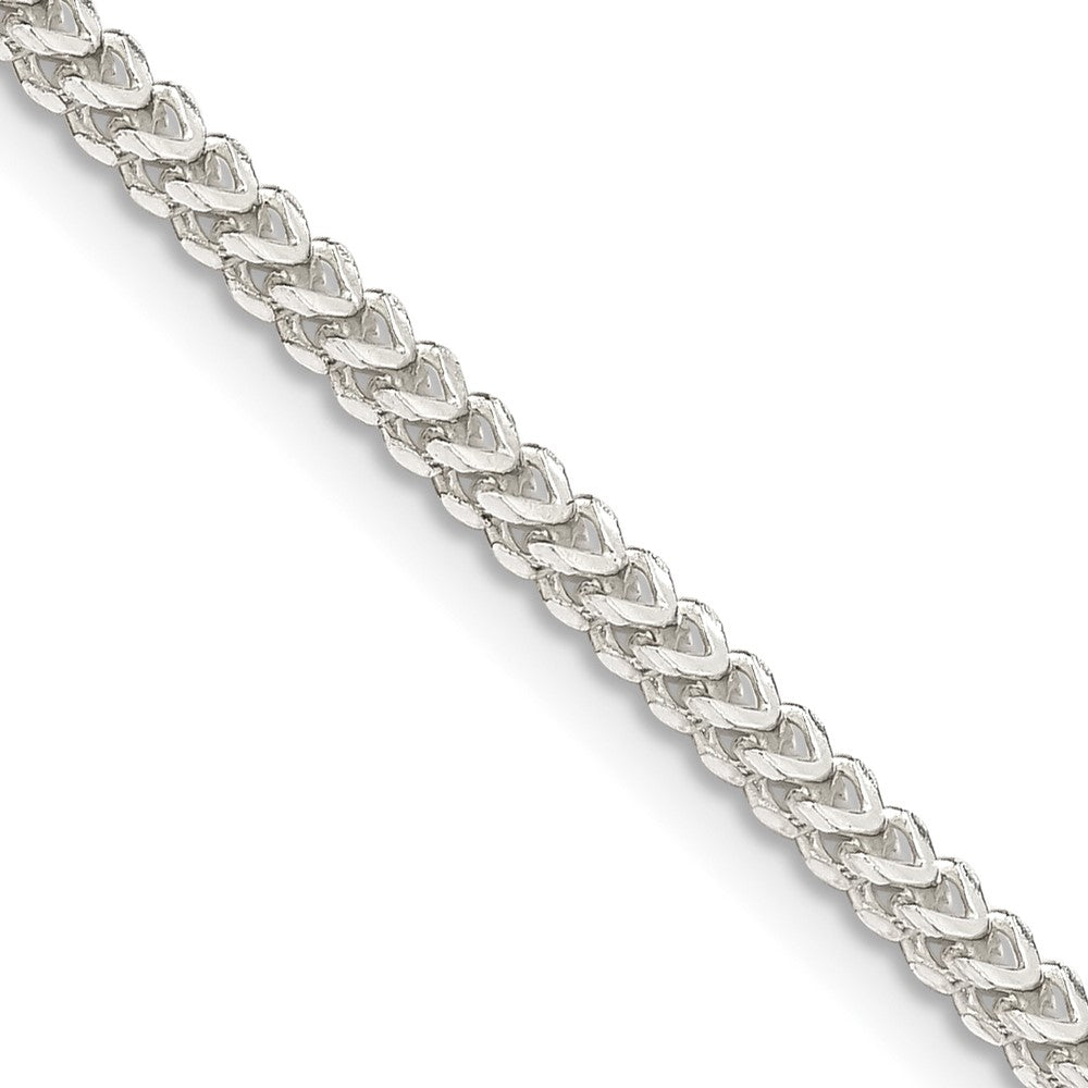 Sterling Silver 2mm D/C Square Franco ChainQQF060