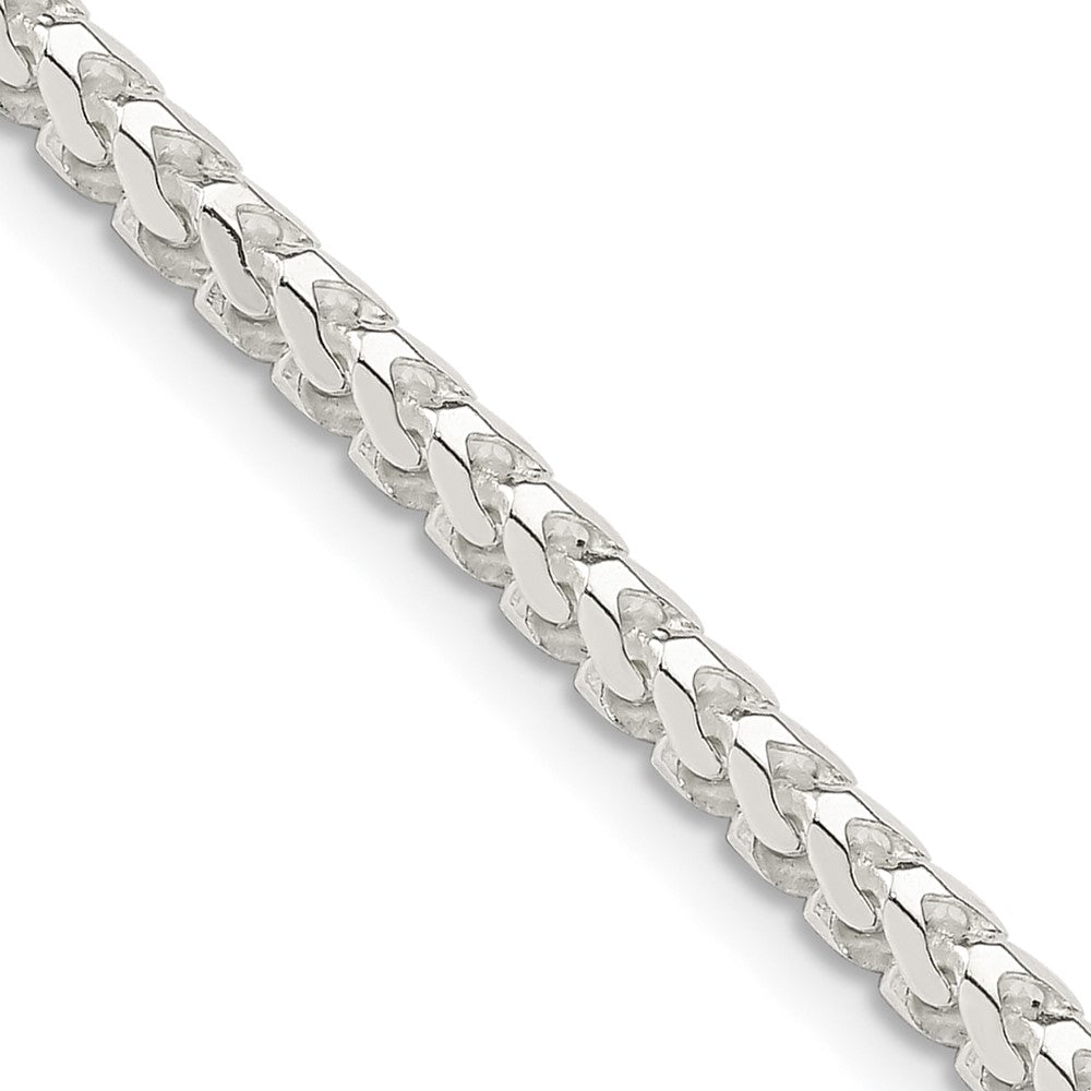 Sterling Silver 3.1mm D/C Square Franco ChainQQF100