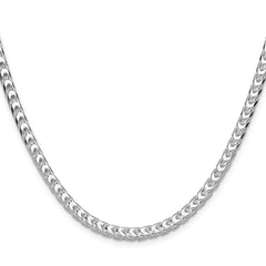 Sterling Silver 4.7mm D/C Square Franco ChainQQF140