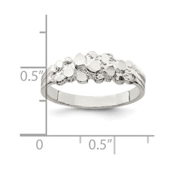 Sterling Silver Nugget Ring