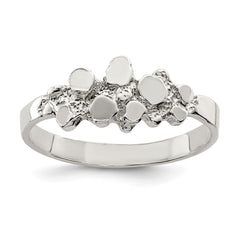 Sterling Silver Nugget Ring