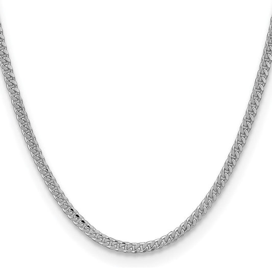 Sterling Silver 3.25mm Domed Curb ChainQRC100
