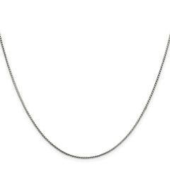 Sterling Silver 1mm Round Franco ChainQRF050