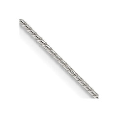 Sterling Silver 1mm Round Franco ChainQRF050
