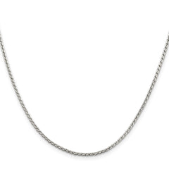 Sterling Silver 1.75mm Round Franco ChainQRF080
