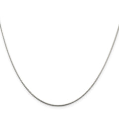 Sterling Silver 1.2mm Patterned Diamond-cut Snake ChainQSD1