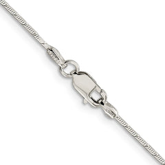 Sterling Silver 1.2mm Patterned Diamond-cut Snake ChainQSD1