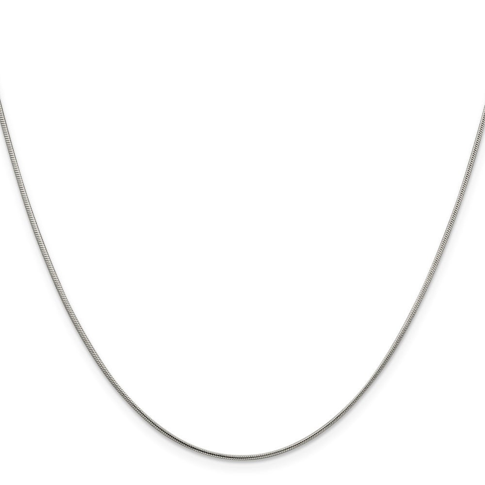 Sterling Silver 1mm Snake ChainQSN030