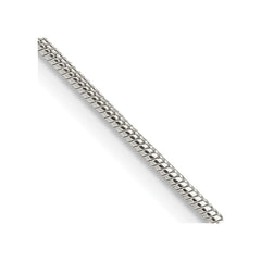 Sterling Silver 1.25mm Snake ChainQSN040