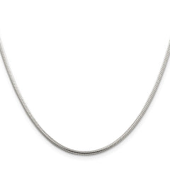 Sterling Silver 2mm Snake ChainQSN060