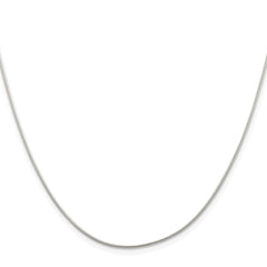 Sterling Silver 1mm Round Snake ChainQSNL030