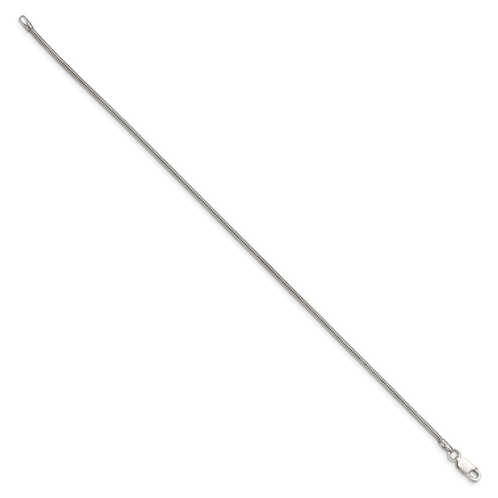 Sterling Silver 1.6mm Round Snake Chain QSNL050-8