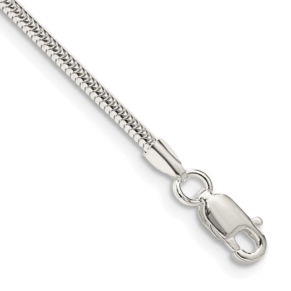 Sterling Silver 2mm Round Snake Chain QSNL060-8