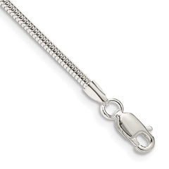 Sterling Silver 2mm Round Snake Chain QSNL060-8