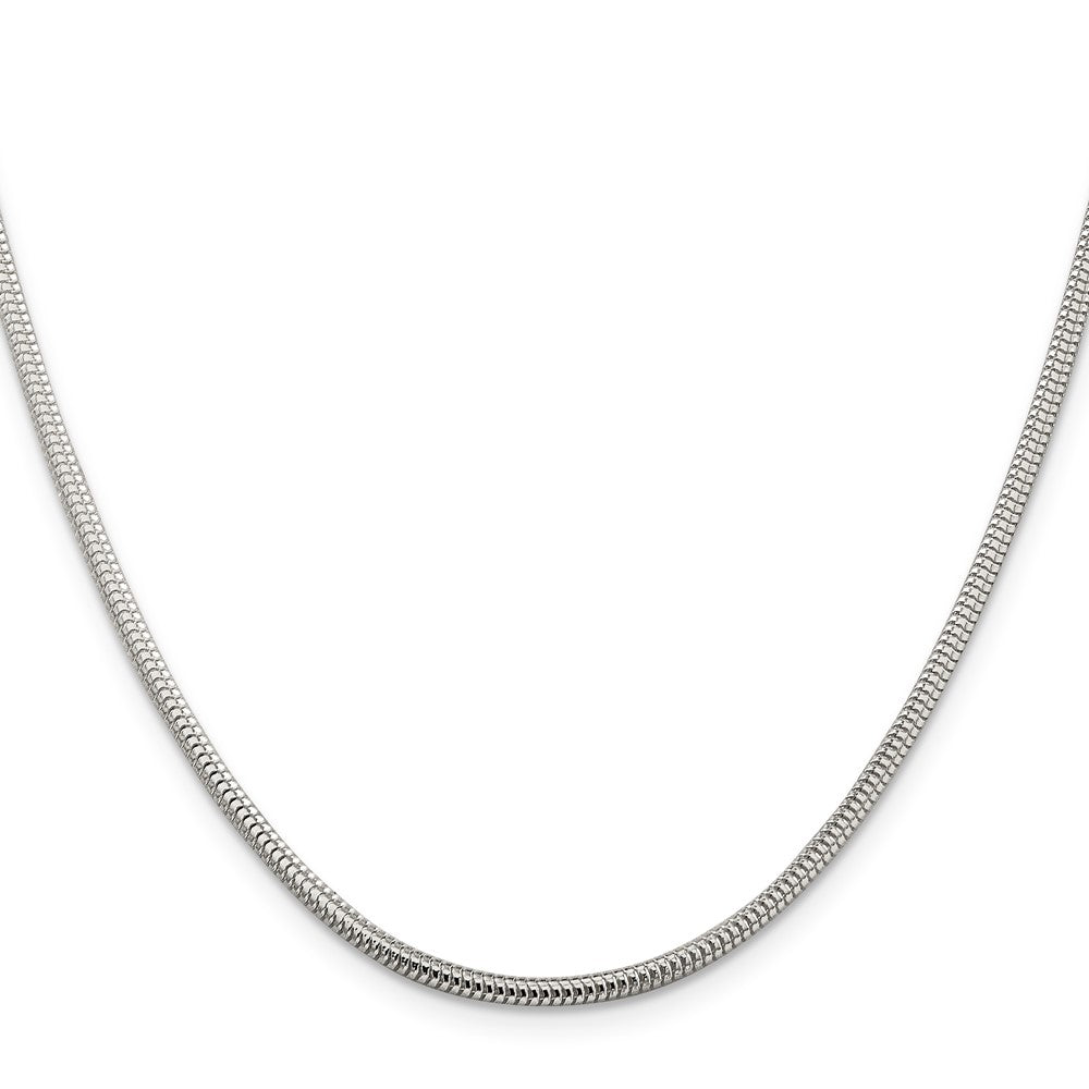 Sterling Silver 2.5mm Round Snake ChainQSNL065